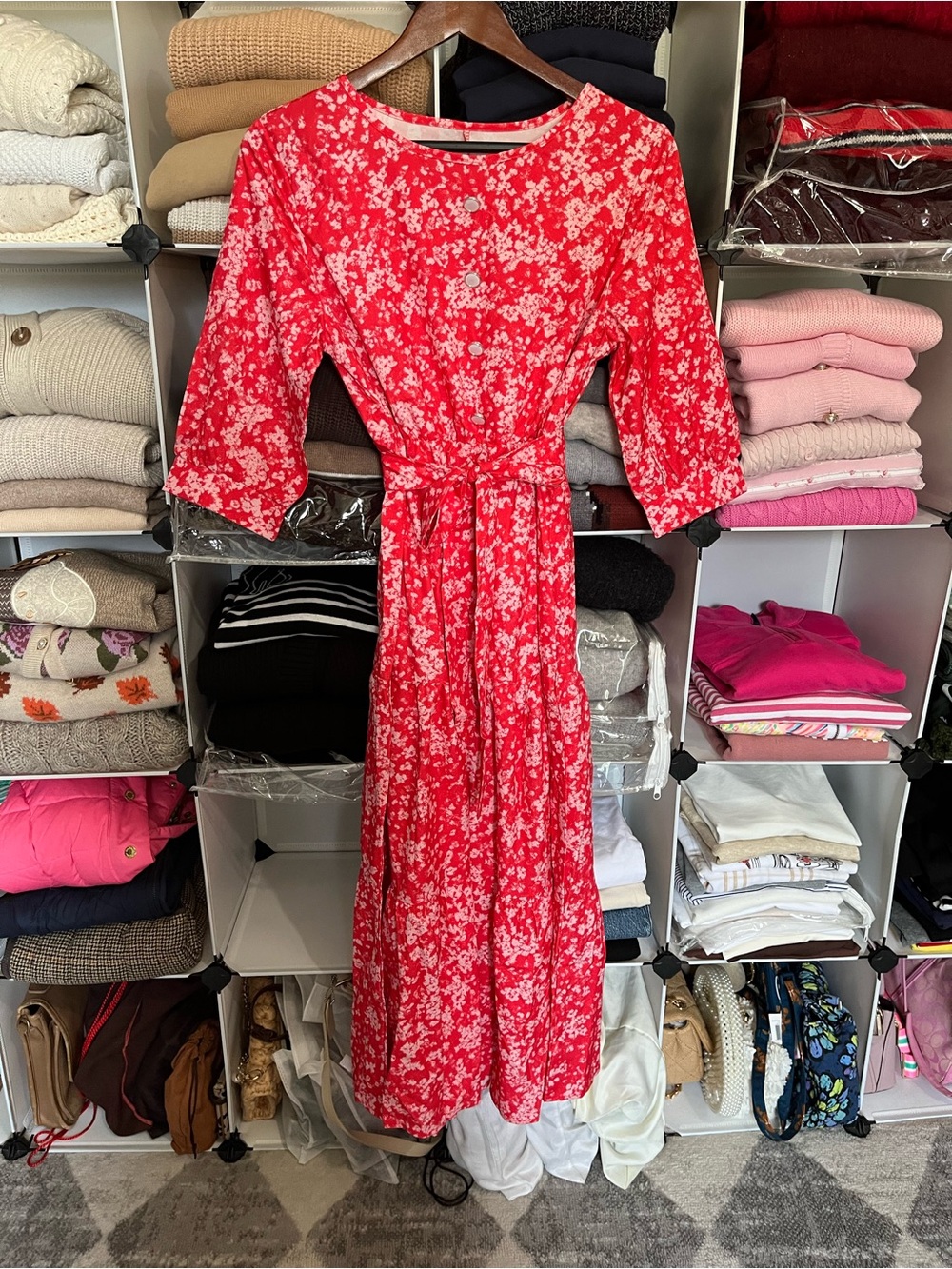 NWOT Floral Midi Dress